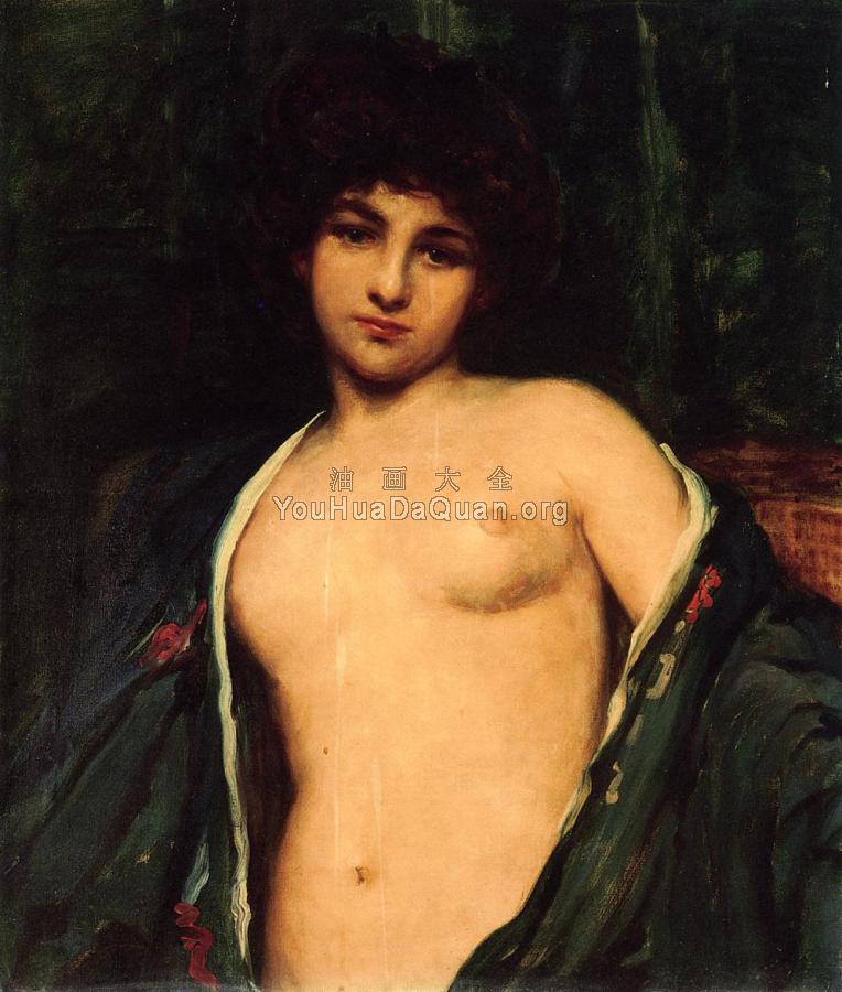 Portrait of Evelyn Nesbitt - 詹姆斯·卡莱尔·贝克威思